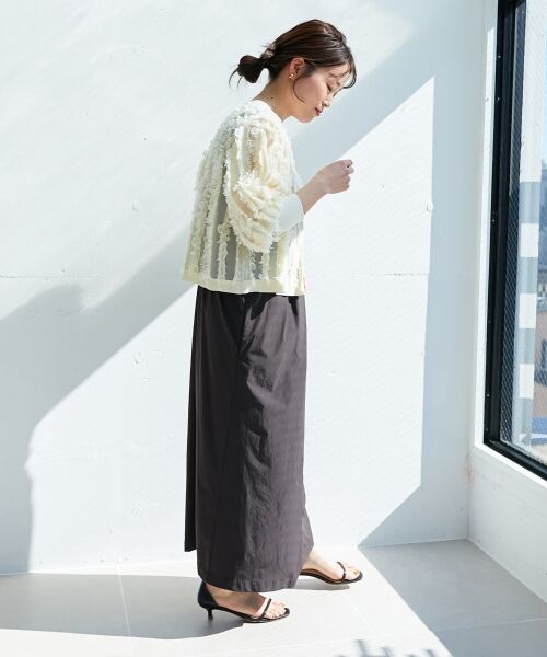 le.coeur blanc / ルクールブラン カーディガン・ボレロ | フリンジニットカーディガン | 詳細22