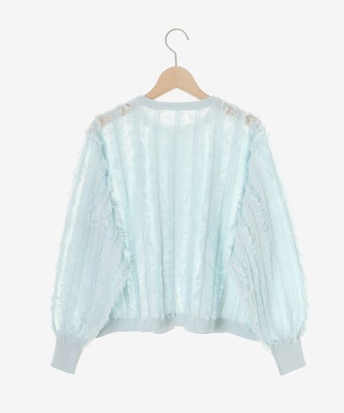 le.coeur blanc / ルクールブラン カーディガン・ボレロ | フリンジニットカーディガン | 詳細25