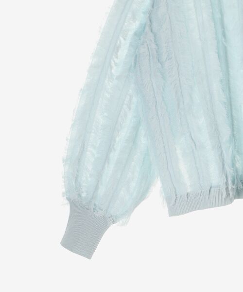 le.coeur blanc / ルクールブラン カーディガン・ボレロ | フリンジニットカーディガン | 詳細27