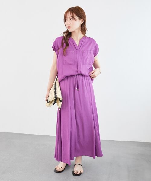 le.coeur blanc / ルクールブラン シャツ・ブラウス | 《手洗い可能》リネンライクフロントポケットシャツ | 詳細22