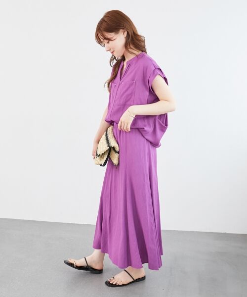 le.coeur blanc / ルクールブラン シャツ・ブラウス | 《手洗い可能》リネンライクフロントポケットシャツ | 詳細23