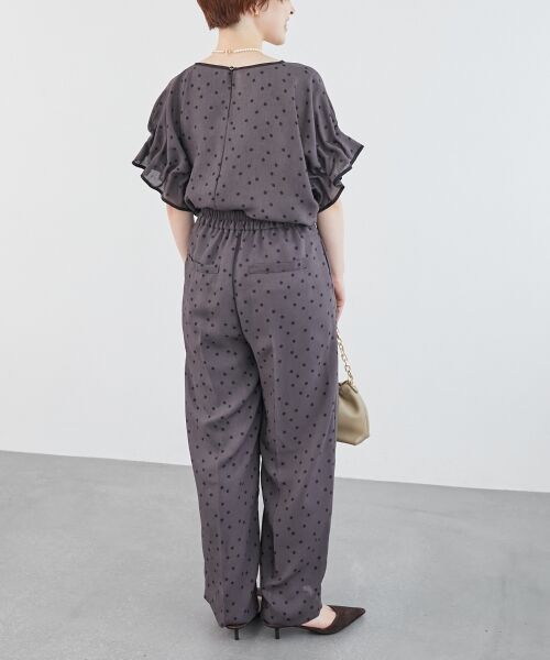 le.coeur blanc / ルクールブラン シャツ・ブラウス | リネンライクスラブドットギャザーブラウス | 詳細10