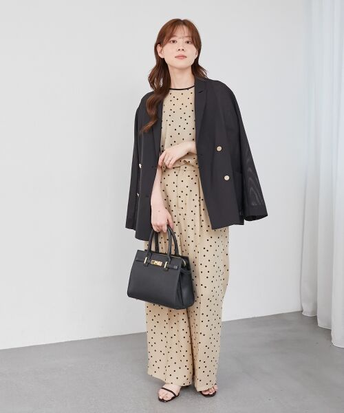 le.coeur blanc / ルクールブラン シャツ・ブラウス | リネンライクスラブドットギャザーブラウス | 詳細14