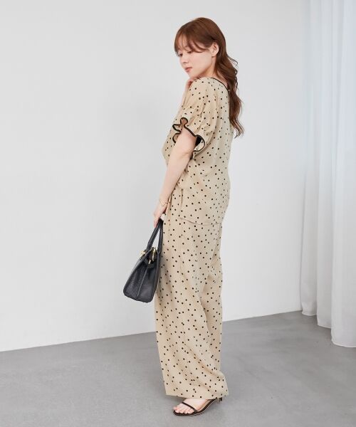 le.coeur blanc / ルクールブラン シャツ・ブラウス | リネンライクスラブドットギャザーブラウス | 詳細18