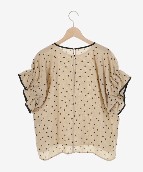 le.coeur blanc / ルクールブラン シャツ・ブラウス | リネンライクスラブドットギャザーブラウス | 詳細21