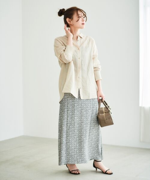 le.coeur blanc / ルクールブラン シャツ・ブラウス | 《さらっとした着心地》コットン麻オーバーシャツ | 詳細13