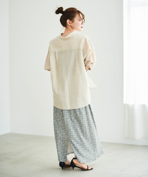 le.coeur blanc / ルクールブラン シャツ・ブラウス | 《さらっとした着心地》コットン麻オーバーシャツ | 詳細15