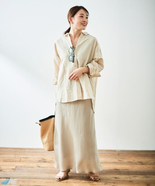 le.coeur blanc / ルクールブラン シャツ・ブラウス | 《さらっとした着心地》コットン麻オーバーシャツ | 詳細18
