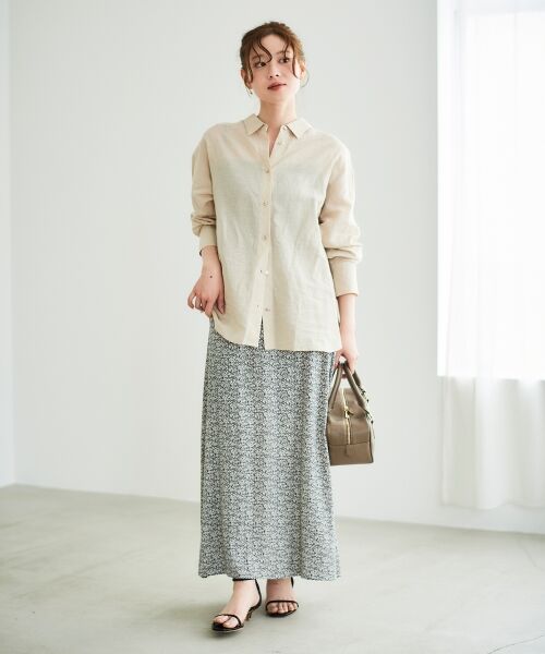 le.coeur blanc / ルクールブラン シャツ・ブラウス | 《さらっとした着心地》コットン麻オーバーシャツ | 詳細9