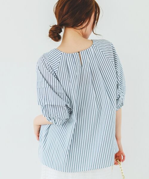 le.coeur blanc / ルクールブラン シャツ・ブラウス | ストライプタックスリーブブラウス | 詳細19