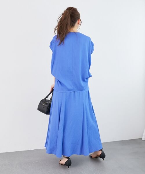 le.coeur blanc / ルクールブラン ロング・マキシ丈スカート | 《リラクシーな履き心地》リネンライクマーメイドスカート | 詳細12