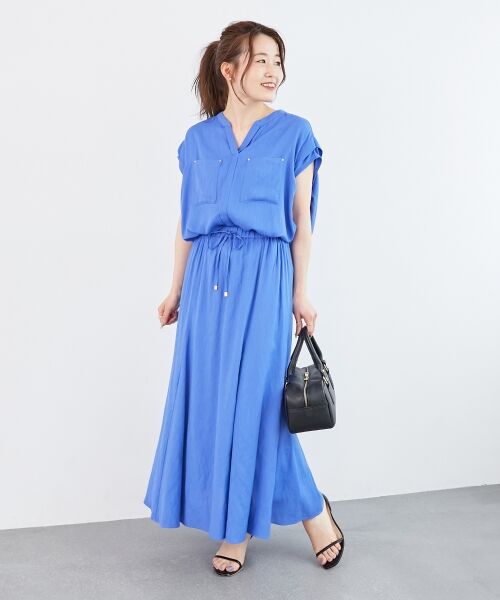 le.coeur blanc / ルクールブラン ロング・マキシ丈スカート | 《リラクシーな履き心地》リネンライクマーメイドスカート | 詳細15