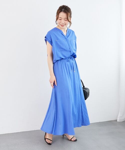 le.coeur blanc / ルクールブラン ロング・マキシ丈スカート | 《リラクシーな履き心地》リネンライクマーメイドスカート | 詳細18