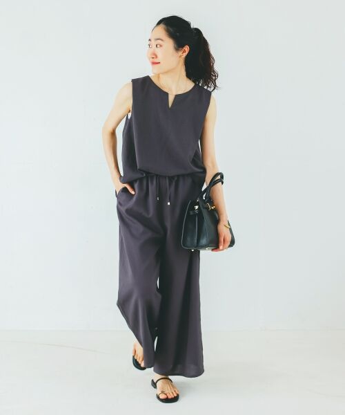 le.coeur blanc / ルクールブラン サロペット・オールインワン | リネンライクオールインワン | 詳細15