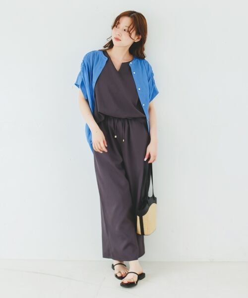 le.coeur blanc / ルクールブラン サロペット・オールインワン | リネンライクオールインワン | 詳細20