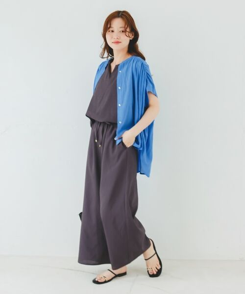 le.coeur blanc / ルクールブラン サロペット・オールインワン | リネンライクオールインワン | 詳細21