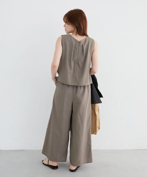 le.coeur blanc / ルクールブラン サロペット・オールインワン | リネンライクオールインワン | 詳細5