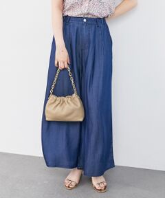 le.coeur blanc / ルクールブラン デニムパンツ | ツータックワイドクロップドデニム