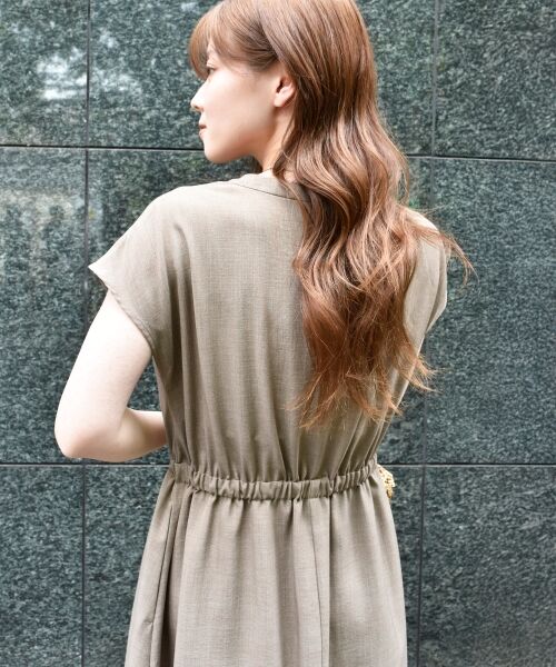 le.coeur blanc / ルクールブラン ロング・マキシ丈ワンピース | 《体型カバーが叶う◎》サップタンブラーウエストギャザーワンピース | 詳細17