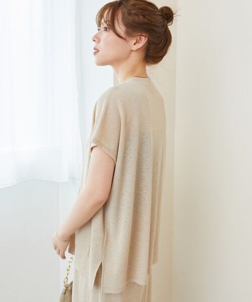 le.coeur blanc / ルクールブラン ロング・マキシ丈ワンピース | リネンタッチミラノリブセットアップ | 詳細10