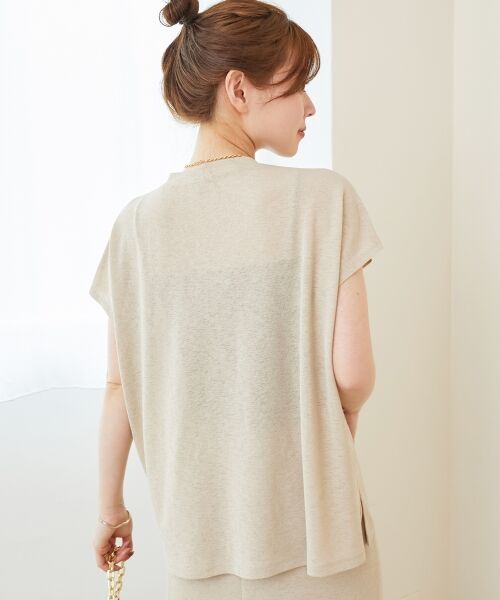 le.coeur blanc / ルクールブラン ロング・マキシ丈ワンピース | リネンタッチミラノリブセットアップ | 詳細11