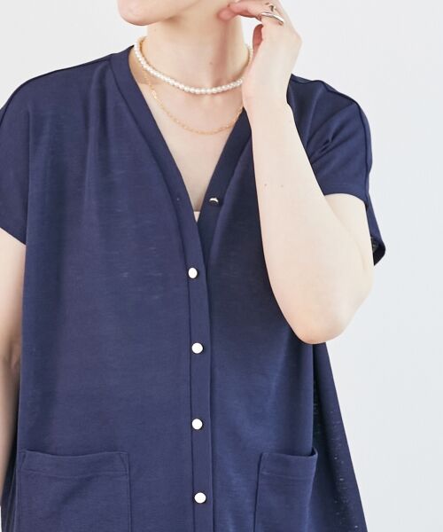 le.coeur blanc / ルクールブラン ロング・マキシ丈ワンピース | リネンタッチミラノリブセットアップ | 詳細25