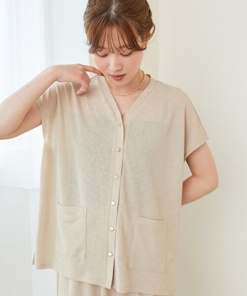 le.coeur blanc / ルクールブラン ロング・マキシ丈ワンピース | リネンタッチミラノリブセットアップ | 詳細8