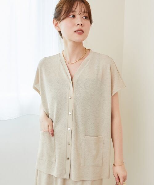 le.coeur blanc / ルクールブラン ロング・マキシ丈ワンピース | リネンタッチミラノリブセットアップ | 詳細9