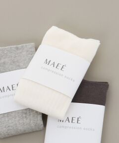 le.coeur blanc / ルクールブラン ソックス | MAEE 着圧コットンリブソックス