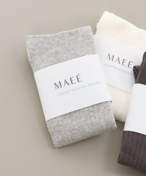 le.coeur blanc / ルクールブラン ソックス | MAEE 着圧コットンリブソックス | 詳細3
