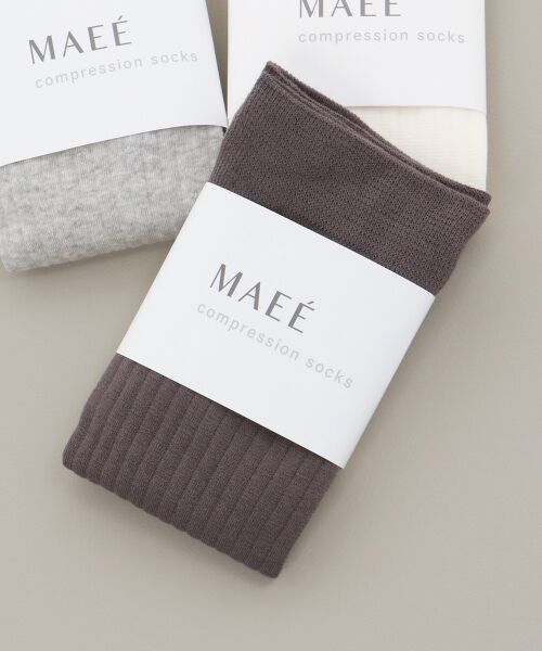 le.coeur blanc / ルクールブラン ソックス | MAEE 着圧コットンリブソックス | 詳細5