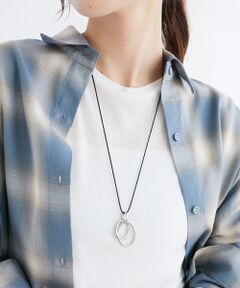le.coeur blanc / ルクールブラン ネックレス・ペンダント・チョーカー | ダブルサークルモチーフコードネックレス