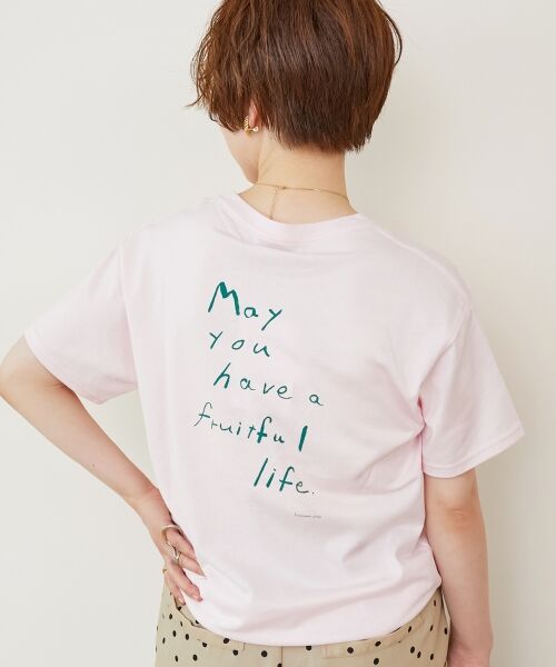 le.coeur blanc / ルクールブラン Tシャツ | KAZUMIDOI fruitfullife Tシャツ | 詳細5