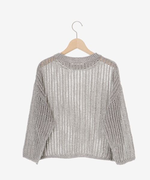 le.coeur blanc / ルクールブラン ニット・セーター | ハシゴ調透かし柄ホールガーメントニット | 詳細28