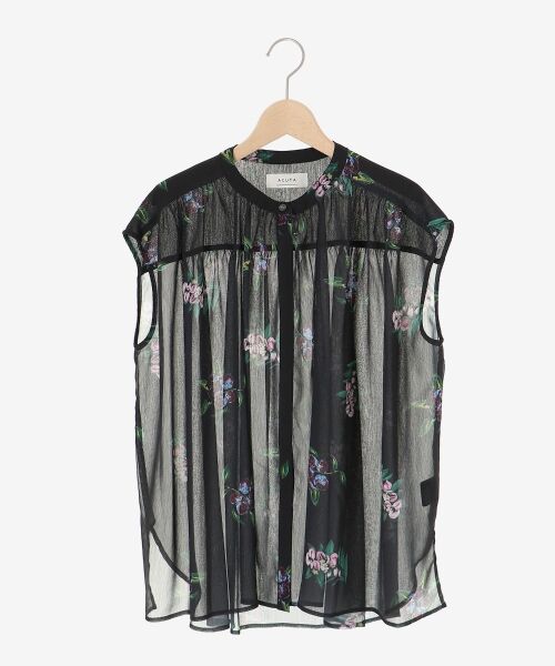 le.coeur blanc / ルクールブラン シャツ・ブラウス | 《WEB/一部店舗限定》KAZUMIDOIボタニカルノースリギャザーブラウス | 詳細1