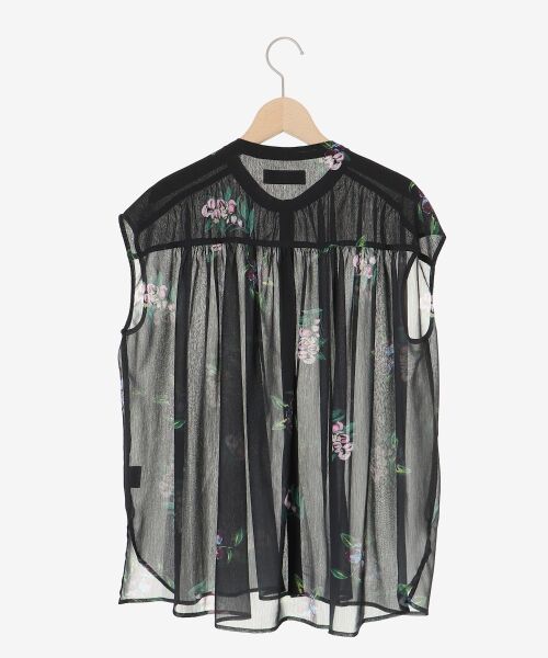 le.coeur blanc / ルクールブラン シャツ・ブラウス | 《WEB/一部店舗限定》KAZUMIDOIボタニカルノースリギャザーブラウス | 詳細23