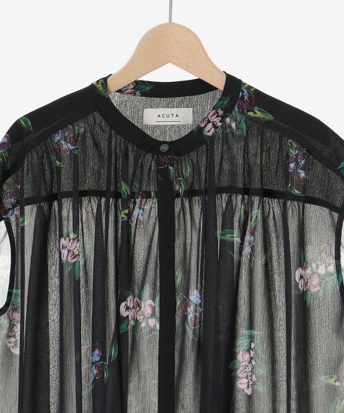 le.coeur blanc / ルクールブラン シャツ・ブラウス | 《WEB/一部店舗限定》KAZUMIDOIボタニカルノースリギャザーブラウス | 詳細24