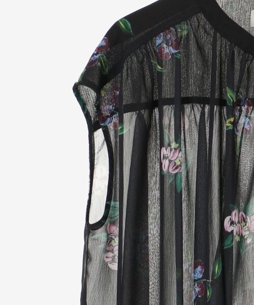 le.coeur blanc / ルクールブラン シャツ・ブラウス | 《WEB/一部店舗限定》KAZUMIDOIボタニカルノースリギャザーブラウス | 詳細25