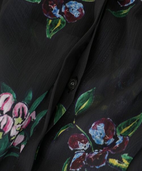 le.coeur blanc / ルクールブラン シャツ・ブラウス | 《WEB/一部店舗限定》KAZUMIDOIボタニカルノースリギャザーブラウス | 詳細26