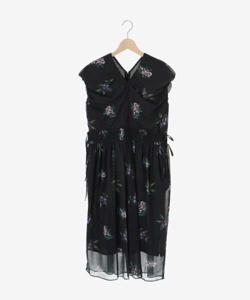 le.coeur blanc / ルクールブラン ロング・マキシ丈ワンピース | 《WEB/一部店舗限定アイテム》KAZUMIDOIボタニカルギャザーワンピース | 詳細1