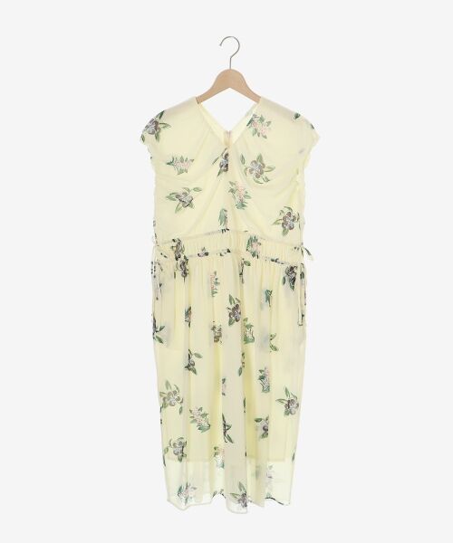 le.coeur blanc / ルクールブラン ロング・マキシ丈ワンピース | 《WEB/一部店舗限定アイテム》KAZUMIDOIボタニカルギャザーワンピース | 詳細15