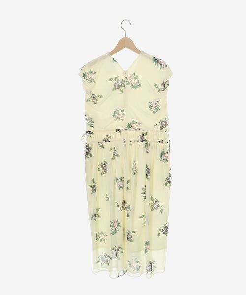 le.coeur blanc / ルクールブラン ロング・マキシ丈ワンピース | 《WEB/一部店舗限定アイテム》KAZUMIDOIボタニカルギャザーワンピース | 詳細27