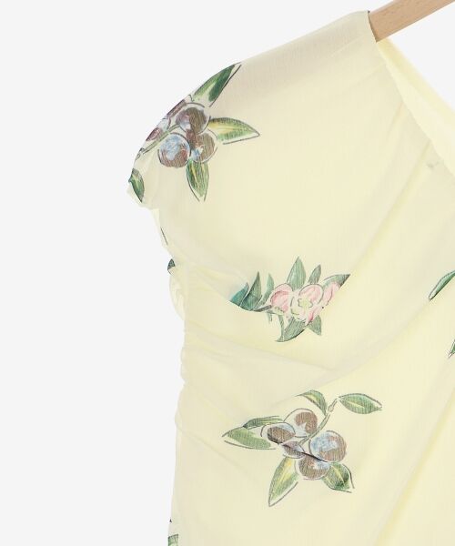 le.coeur blanc / ルクールブラン ロング・マキシ丈ワンピース | 《WEB/一部店舗限定アイテム》KAZUMIDOIボタニカルギャザーワンピース | 詳細29