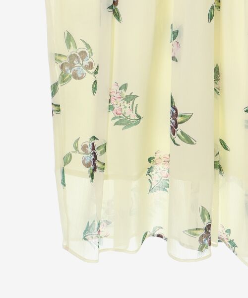 le.coeur blanc / ルクールブラン ロング・マキシ丈ワンピース | 《WEB/一部店舗限定アイテム》KAZUMIDOIボタニカルギャザーワンピース | 詳細30