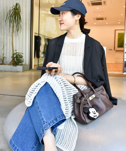 le.coeur blanc / ルクールブラン ロング・マキシ丈ワンピース | ハシゴ調透かし柄ホールガーメントワンピース | 詳細16