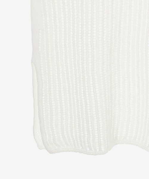 le.coeur blanc / ルクールブラン ロング・マキシ丈ワンピース | ハシゴ調透かし柄ホールガーメントワンピース | 詳細27