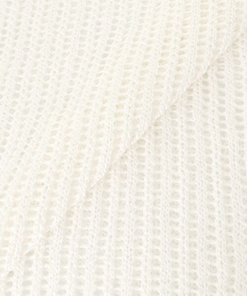 le.coeur blanc / ルクールブラン ロング・マキシ丈ワンピース | ハシゴ調透かし柄ホールガーメントワンピース | 詳細28