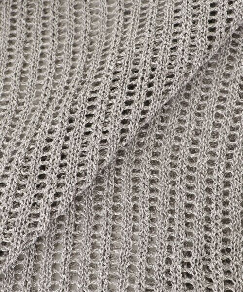 le.coeur blanc / ルクールブラン ロング・マキシ丈ワンピース | ハシゴ調透かし柄ホールガーメントワンピース | 詳細29