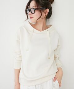 le.coeur blanc / ルクールブラン カットソー | 《WEB限定アイテム》パーカーライクデザイントップス