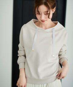 le.coeur blanc / ルクールブラン カットソー | 《WEB限定アイテム》パーカーライクデザイントップス